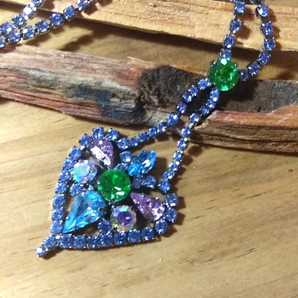 Nicky Butler Australian crystal necklace, made in England